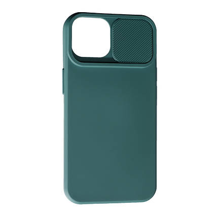 Силіконовий чохол Case Camera для Apple iPhone 14 Plus Green, фото 3