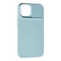 Силіконовий чохол Case Camera для Apple iPhone 14 Plus Light Blue, фото 5