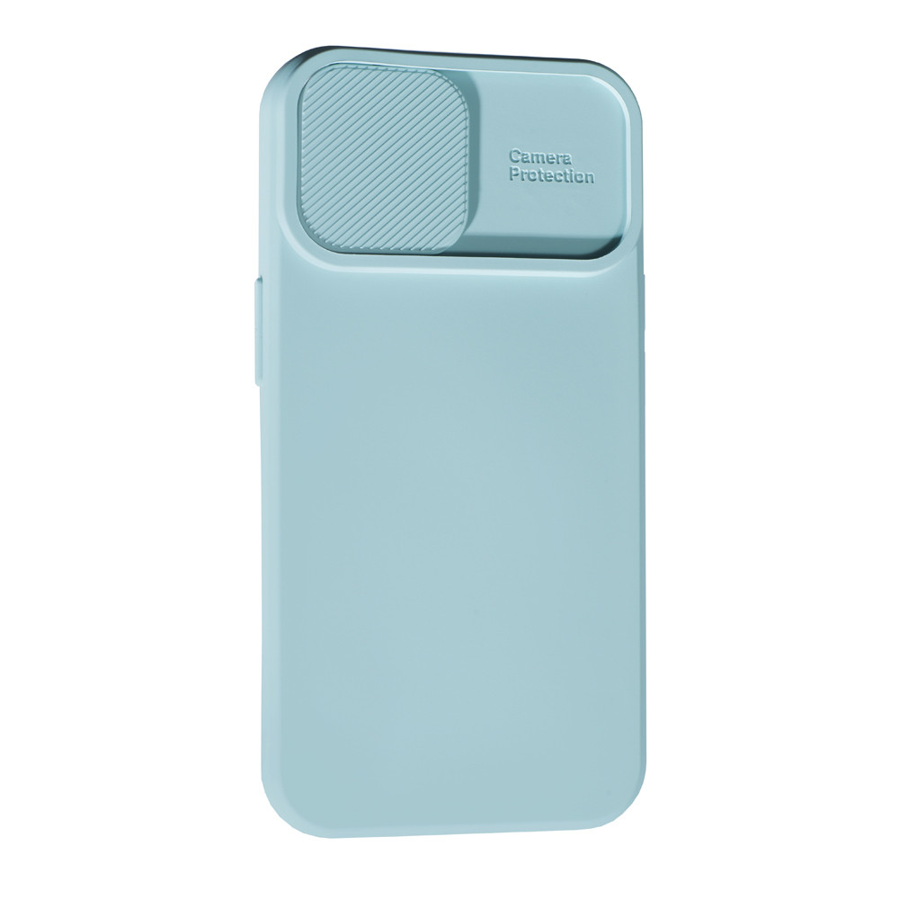 Силіконовий чохол Case Camera для Apple iPhone 14 Plus Light Blue