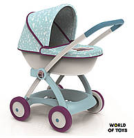 Коляска Smoby "Фроузен 2" для ляльки з люлькою та корзиною, 18мiс.+ | 254147