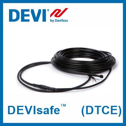 Нагрівальний кабель DEVI двожильний DEVIsafeTM 20T на 230В - 85м / 1700Вт, фото 1