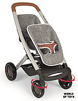 Коляска  Smoby Maxi-Cosi&Quinny для близнюків "Графіт", 3+ | 253204