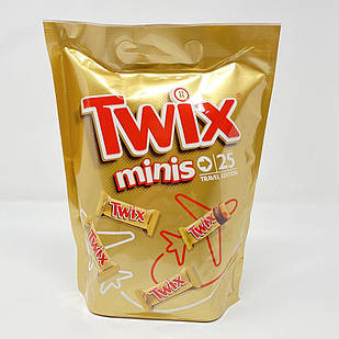 Шоколадні батончики Twix Minis у подарунковому пакеті 500 г