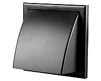 Ковпак фасадний з клапаном Вентс МВ 102 ВК, чорний