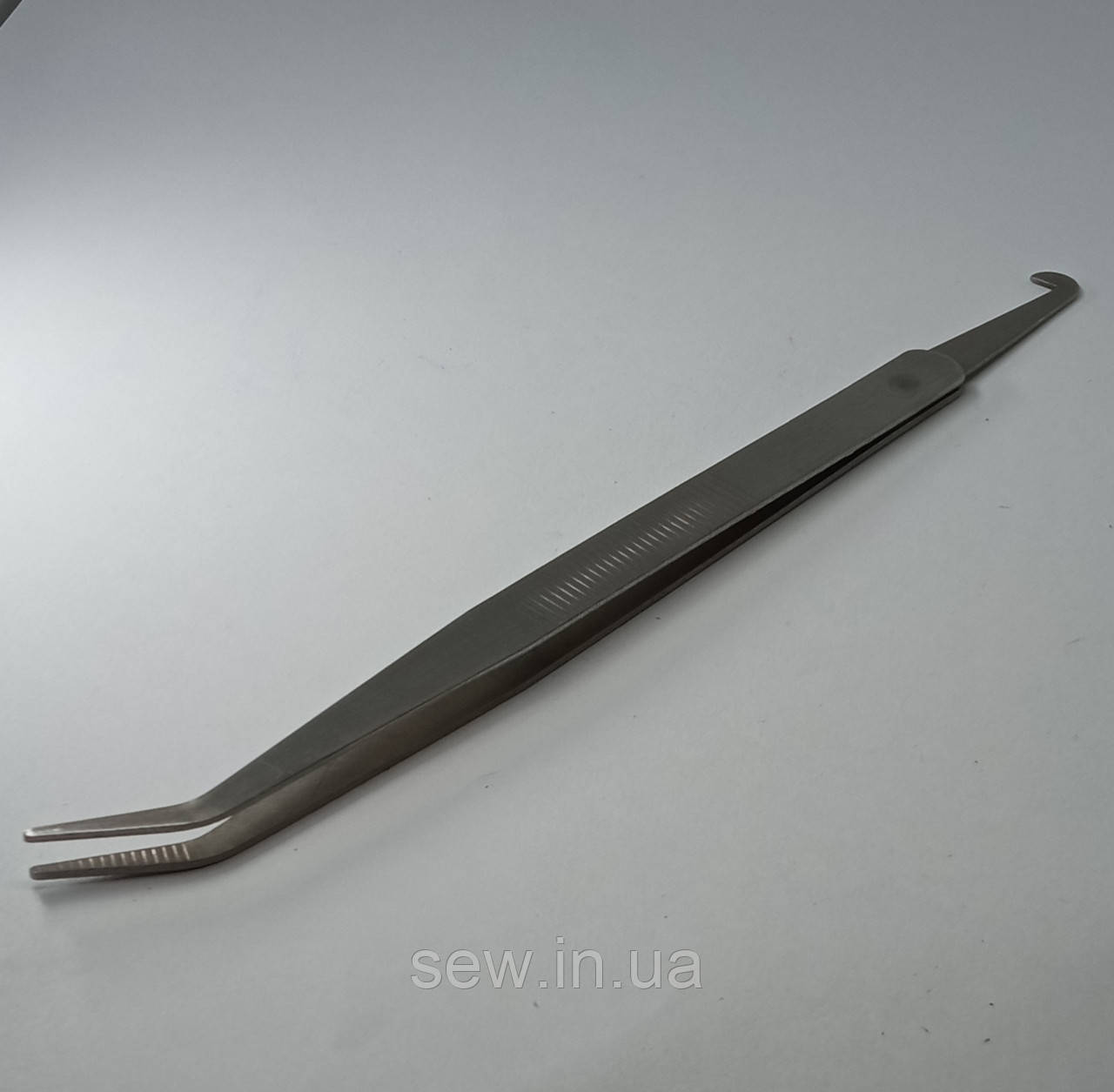 Пінцет TWE3 вигнутий із гачком, фото 1
