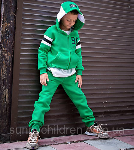 Купить ОРИГИНАЛ! Костюм на флисе детский 90 зеленый, для детей и ...