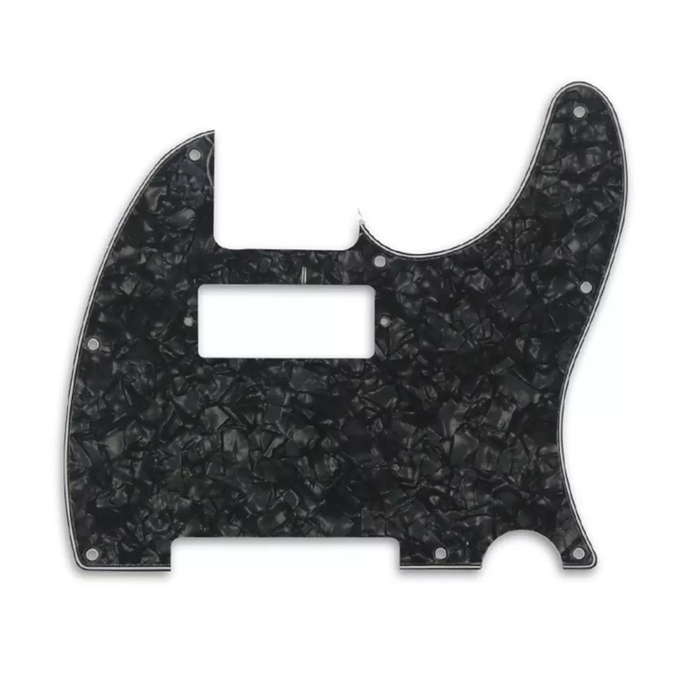 Пікгард для електрогітари Fender Telecaster TL China для датчика P90 чорний перламутр, фото 1