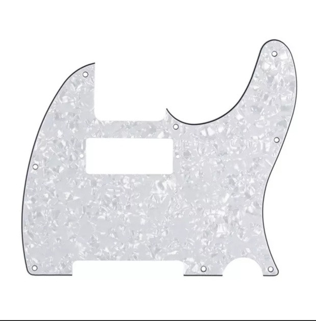 Пікгард для електрогітари Fender Telecaster TL China для датчика P90 білий перламутр, фото 1
