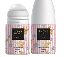 Жіночий роликовий дезодорант Lady's Secret Rush, 50 мл
