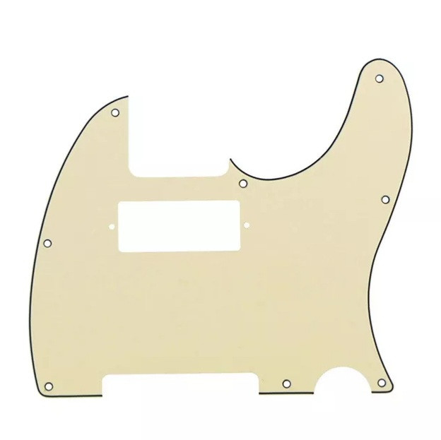 Пікгард для електрогітари Fender Telecaster TL China для датчика P90 кремовий, фото 1