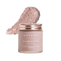 Mary (#May Rose Hyaluronic Hydra Wash off Pack Зволожувальна глиняна маска з трояндою, 125 г
