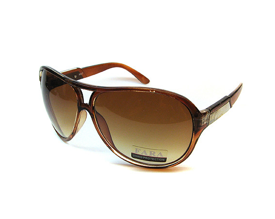 Сонцезахисні окуляри коричневі Fara