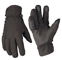 Рукавички, сенсорні Thinsulate, чорний, softshell, Mil-Tec Німеччина