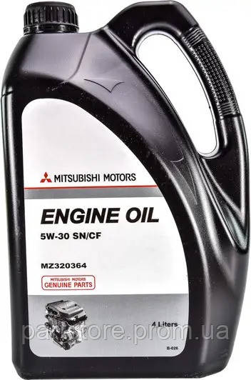 Моторное масло Mitsubishi Engine Oil 5W-30 4 л (MZ320364) - фото 1 - id-p1675816660