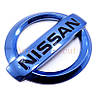 Nissan Leaf 2011-2015 Гулобий синій значок задній ємблема на багажник Нова Оригінал, фото 2