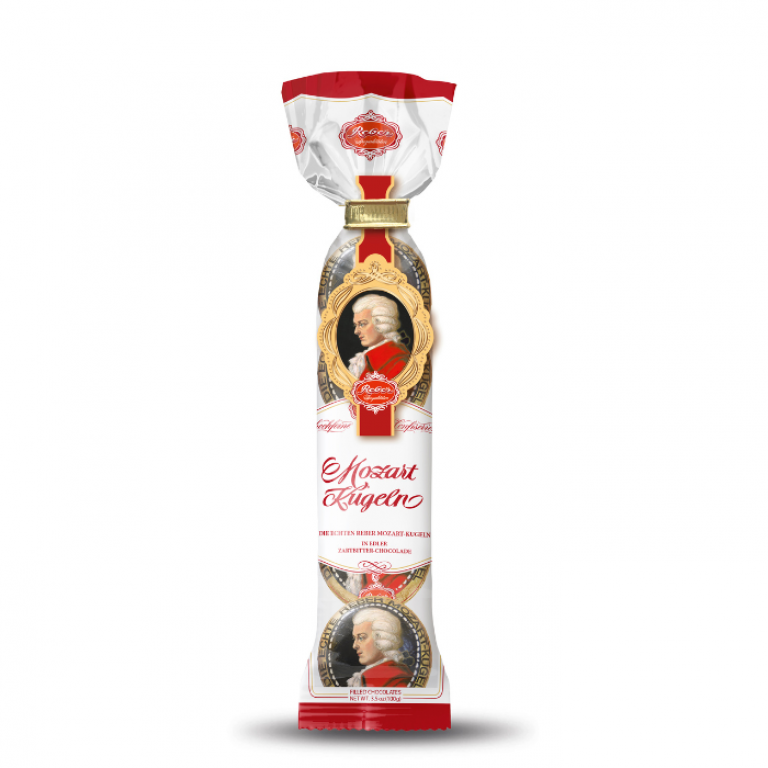 Шоколадні цукерки Reber Mozart Kugeln з марципаном, 60 г, фото 1