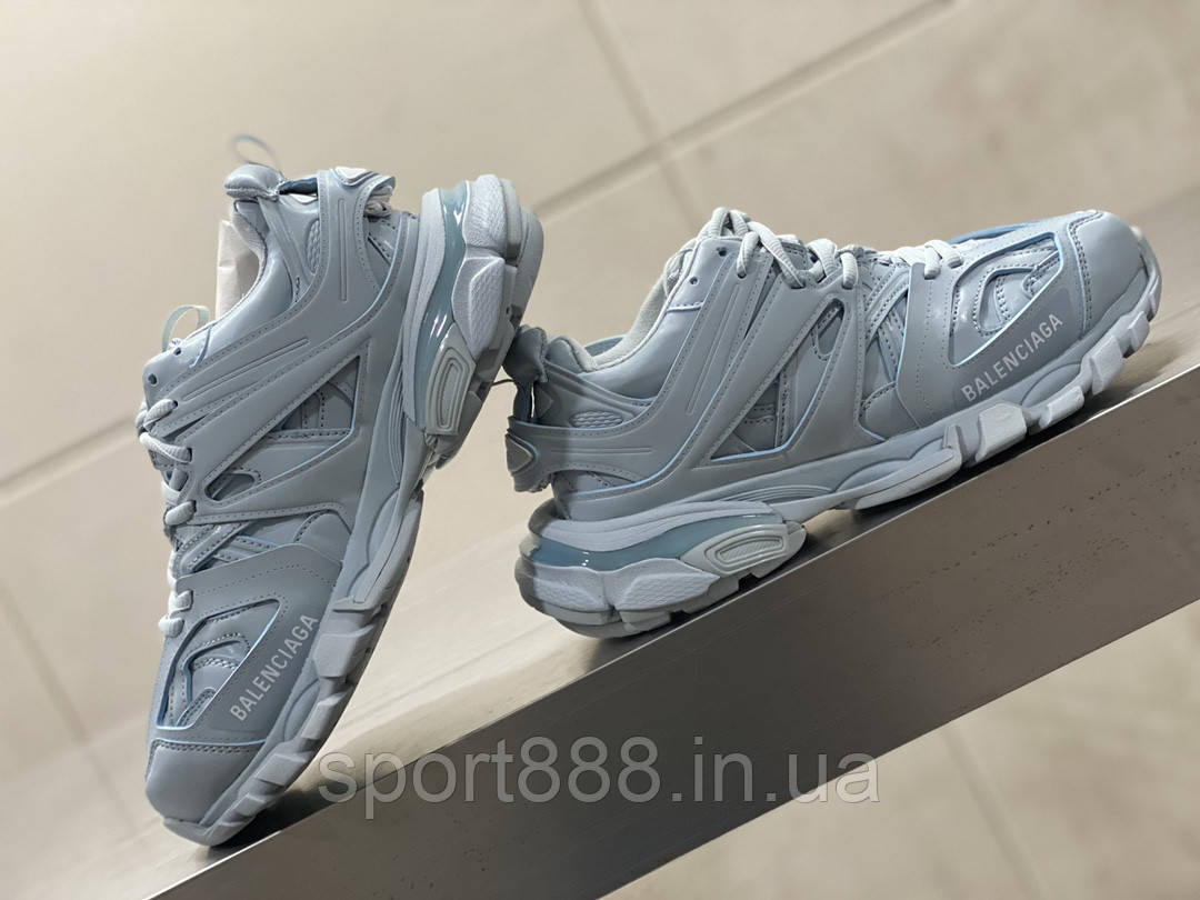 Eur36- 46 блакитні кросівки Balenciaga Sneaker 3.0 Tess s.Gomma чоловічі жіночі кросівки
