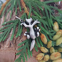 Кіт лапи, котик із лапками, котик у польоті, Кулон, підвіска, фото 4