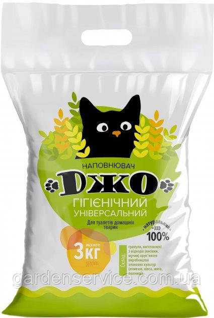 Наповнювач гігієнічного універсального ТЕРРА Джо з відрубай для домашніх тварин 3 кг