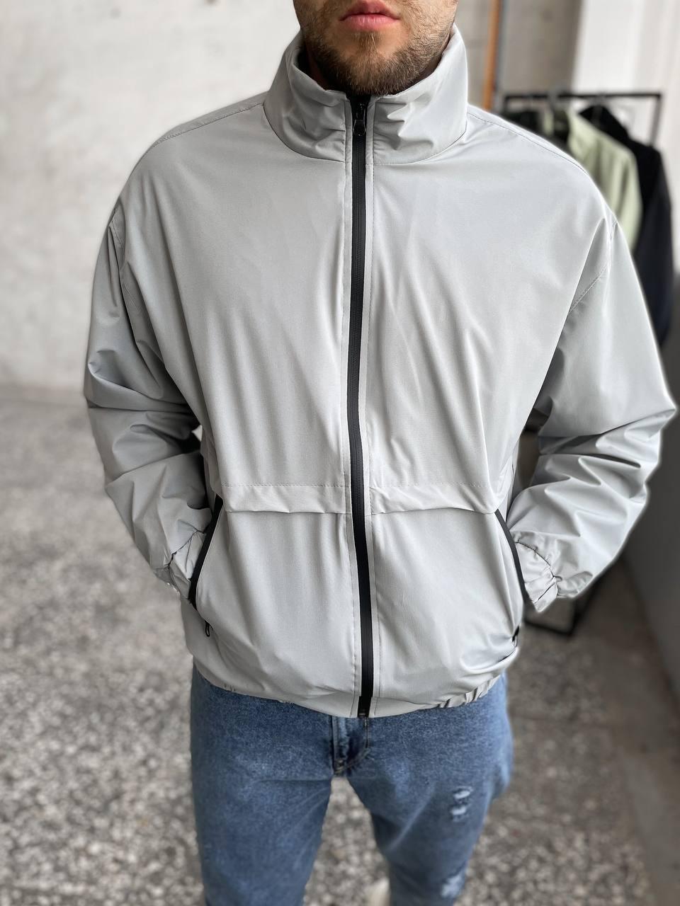 Мужская Ветровка с Ветрозащитным Воротником — Купить Недорого на Bigl ...