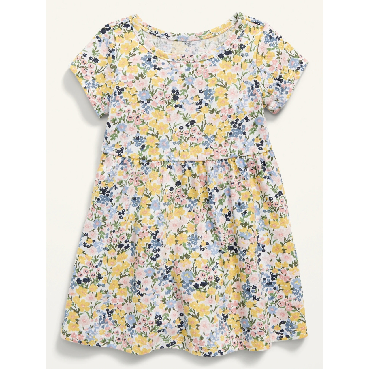Миле дияче літнє платтячко з гарним квітковим малюночком для дівчинки