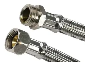 Шланг для води гнучкий ﻿﻿Kottmann 1/2" 20 см ЗВ