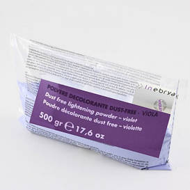 Запаска фіолетової обісцвіюючої пудри Inebrya Dust Free Lightening Powder Violet, 500 гр