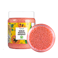 Скраб для лица и тела Top Beauty Papaya Coconut с ароматом папайи и кокосовым маслом 250 мл