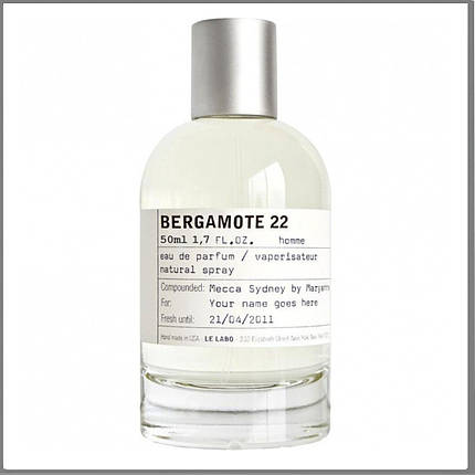 Le Labo Bergamote 22 парфумована вода 100 ml. (Тестер Ле Лабо Бергамот 22), фото 1