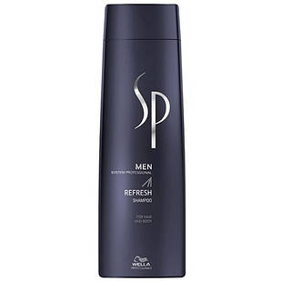 Освіжаючий шампунь для голови та тіла Wella SP Men Refresh Shampoo 250мл.
