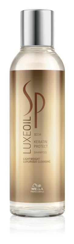 Шампунь для захисту волосся кератином SP Luxeoil Keratin Protect Shampoo 200мл.