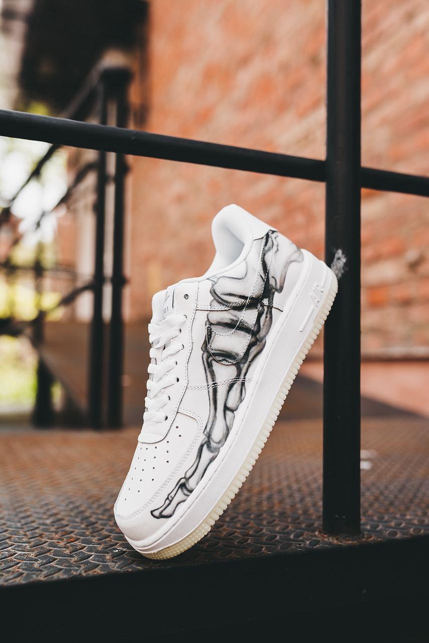 Кросівки чоловічий білий Nike Air Force Low Skeleton QS (00805)