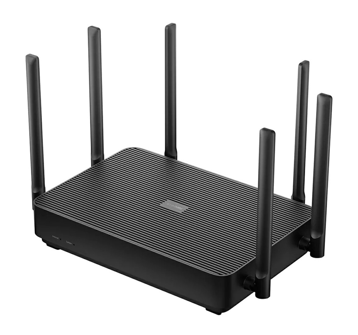 Роутер (маршрутизатор) Xiaomi Router AX3200 Дводіапазонний 6 антен Чорний (DVB4314GL)