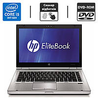 НР EliteBook 8460p / 14'' / Intel Core i5-2540M (2.6 ГГц) / 4 Гб DDR3 / HDD 250 Гб / Intel GMA HD 3000 / DVD±RW DL / Веб-камера / Windows 7