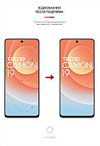 Гідрогелева плівка ArmorStandart Matte для TECNO Camon 19 (ARM63681) прозора, фото 3
