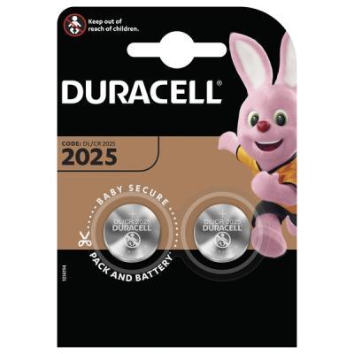 Батарейка Duracell CR2025 Lithium, 3.0V, 1шт