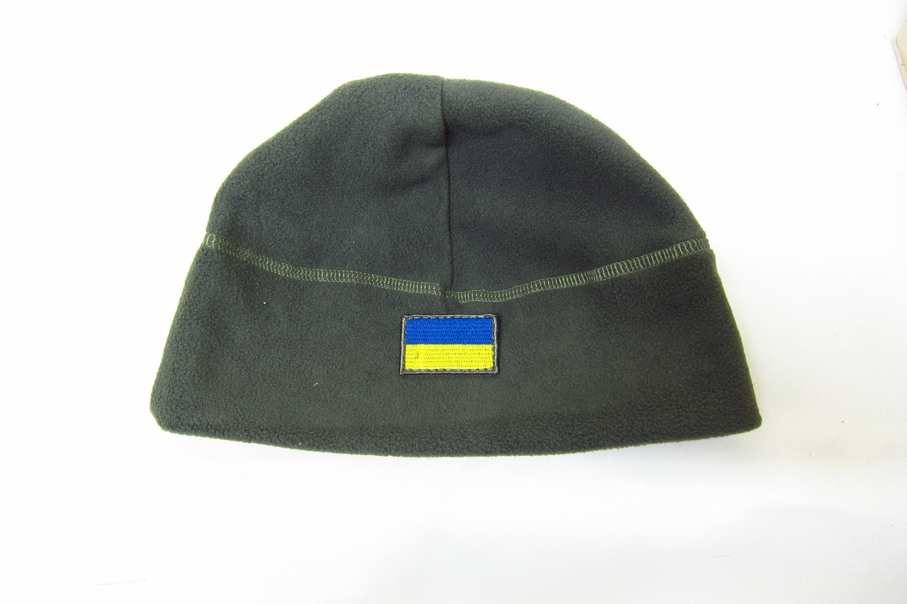 Шапка військова зимова флісова хакі  DAVANI 00597-7