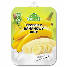 Пюре бананове без цукру 100% Purena, 350г