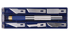 Набір моделярских ножів Sigma з держателем 6 шт 8214011