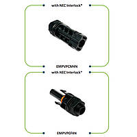 Комплект конекторів для сонячних батарей Elmex Solar EMPVPCM4N EMPVPCF4N