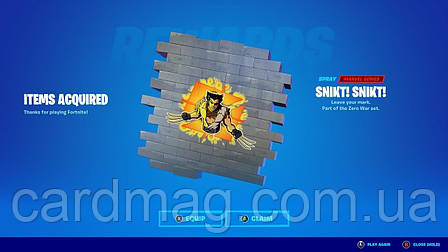 Fortnite: SNIKT! SNIKT! Spray!, фото 3