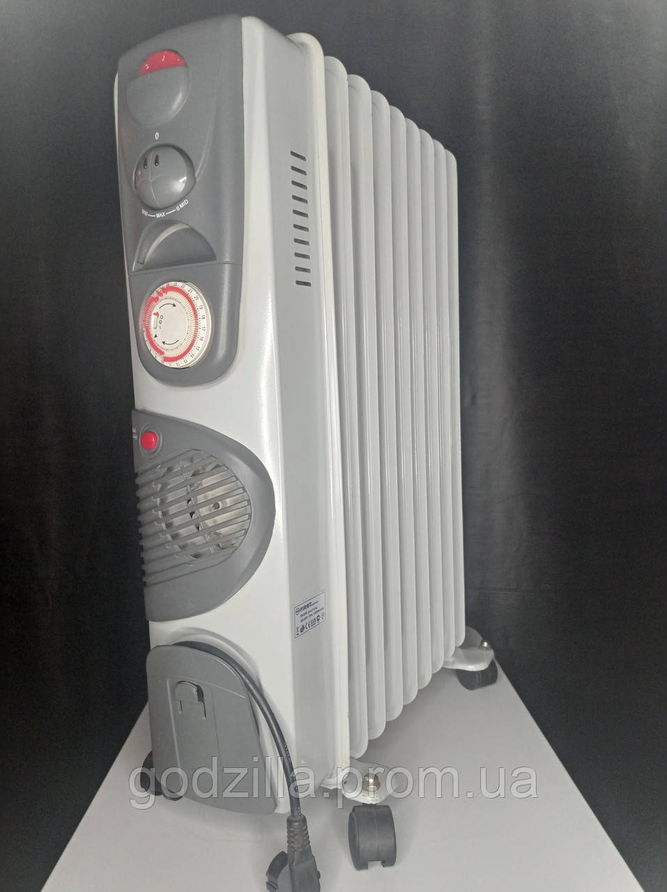 Обігрівач масляний FIRST Австрія 2200W 9 ребер., фото 1