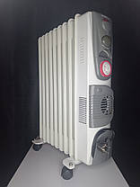 Обігрівач масляний FIRST Австрія 2200W 9 ребер, фото 4