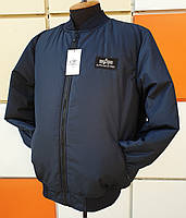 Чоловіча якісна демісезонна куртка "Alpha- Pilot" великих розмірів., фото 4