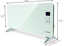 Обігрівач конвектор Kalorik CEH2000W-KALORIK 2000 Вт білий, фото 4