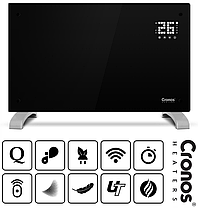 Конвектор Електричний конвектор Cronos Heaters 2000 Вт чорний, фото 3