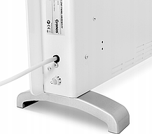 Обігрівач конвектор Cronos Heaters ПАНЕЛЬ КОНВЕКТОРНА БІЛА СКЛО GPH-20D 2000 Вт біла, фото 5