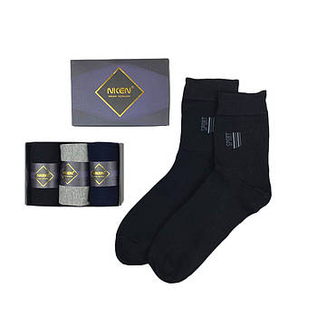 Набір чоловічих шкарпеток в подарунковій упаковці 3 пари Nicen
