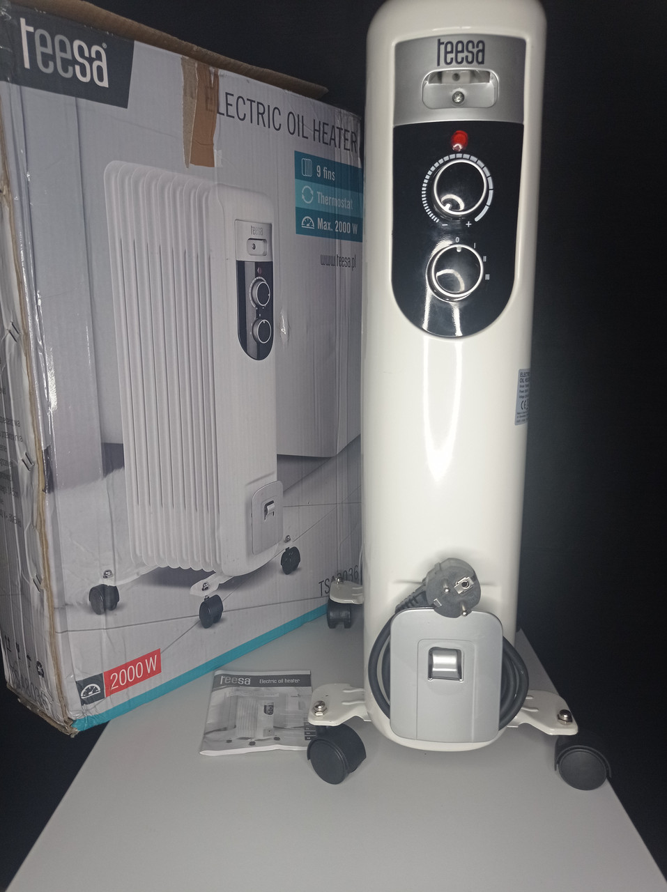 Масляний обігрівач Teesa 2000W 9 ребер