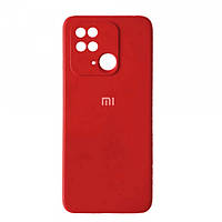 Чохол накладка бампер для Xiaomi POCO C40 Ксіомі Silicone Case Колір Червоний (Red) Full Camera